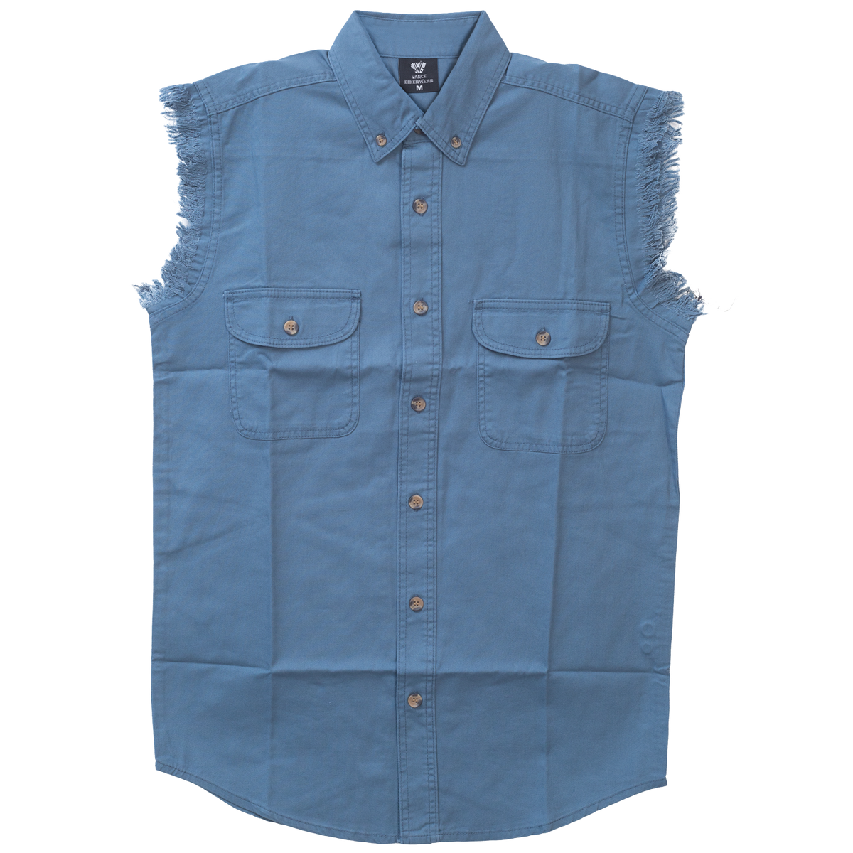 Mens Cutoffs Light Blue Shirt