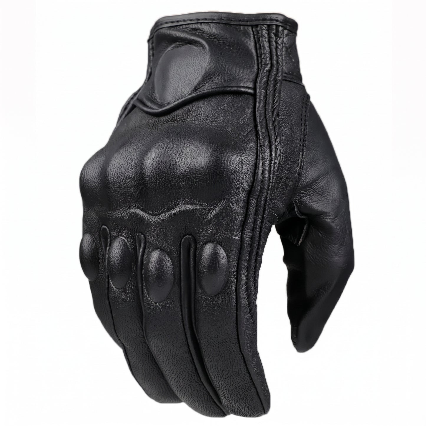 Motorcycle Gloves - S-XXXL  Goatskin Leather Men Women Moto Glove Elec