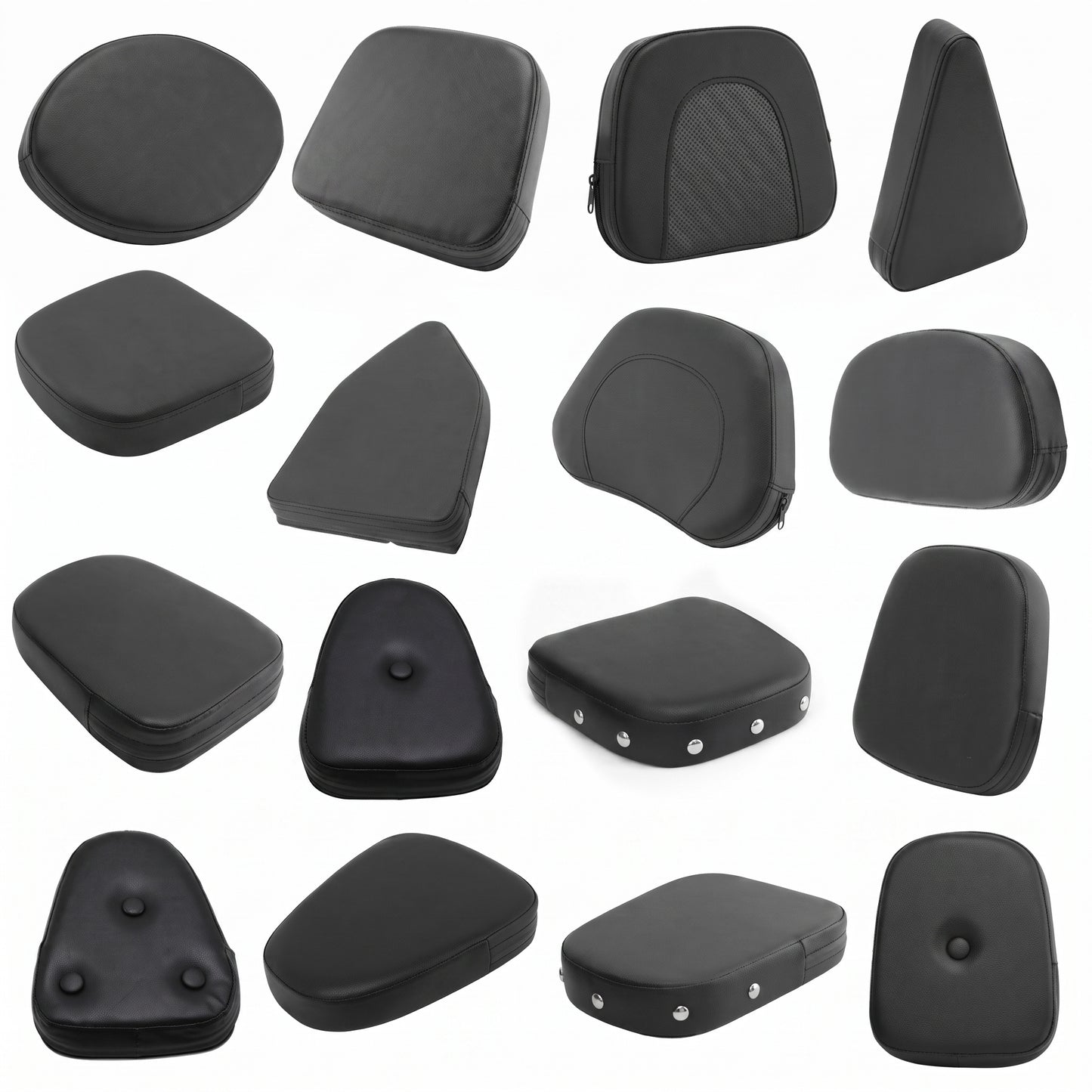 Motorcycle Gel Seat Cushion - Universal Motorcycle Pillion Rear Backre
