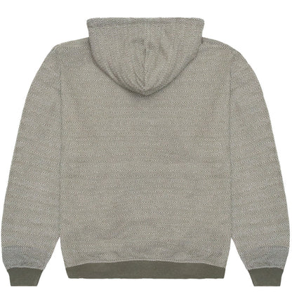 Unisex Forest Green Herringbone Pull Over