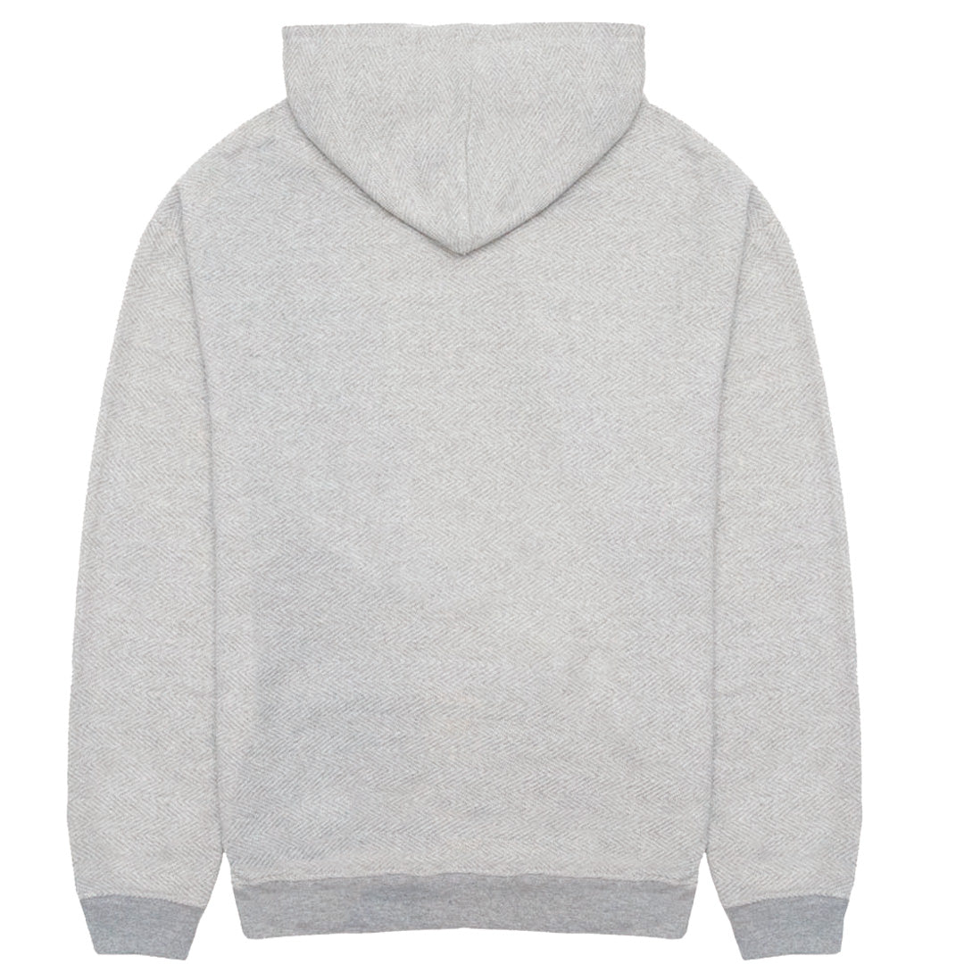 Unisex Heather Grey Herringbone Pull Over