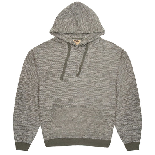 Unisex Forest Green Herringbone Pull Over