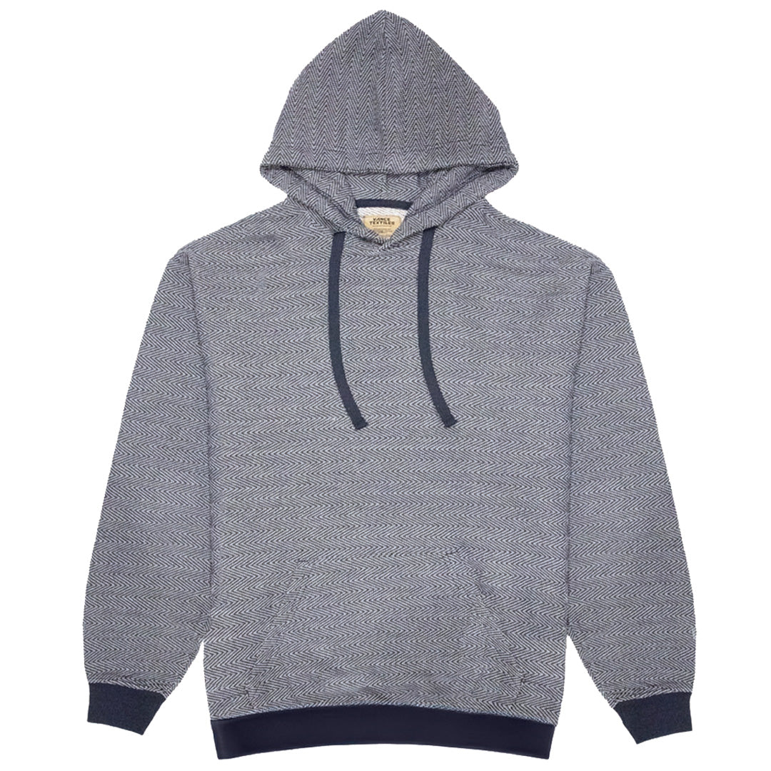 Unisex Heather Navy Herringbone Pull Over