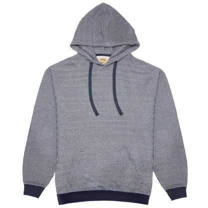 Unisex Heather Navy Herringbone Pull Over