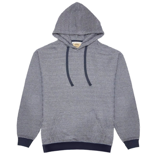 Unisex Heather Navy Herringbone Pull Over
