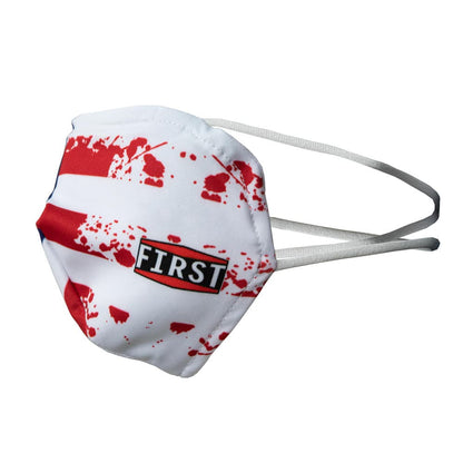 2-Ply Distressed USA Flag Reusable Non-Medical Breathable & Elastic Ear Bands Face Masks (5-Pcs Pack) Face Mask Accessories