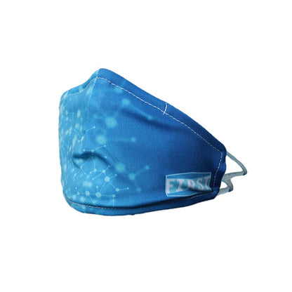 2-Ply Light Blue Reusable Non-Medical Breathable & Elastic Ear Bands Face Masks – For Kids (5-Pcs Pack) Face Mask Accessories