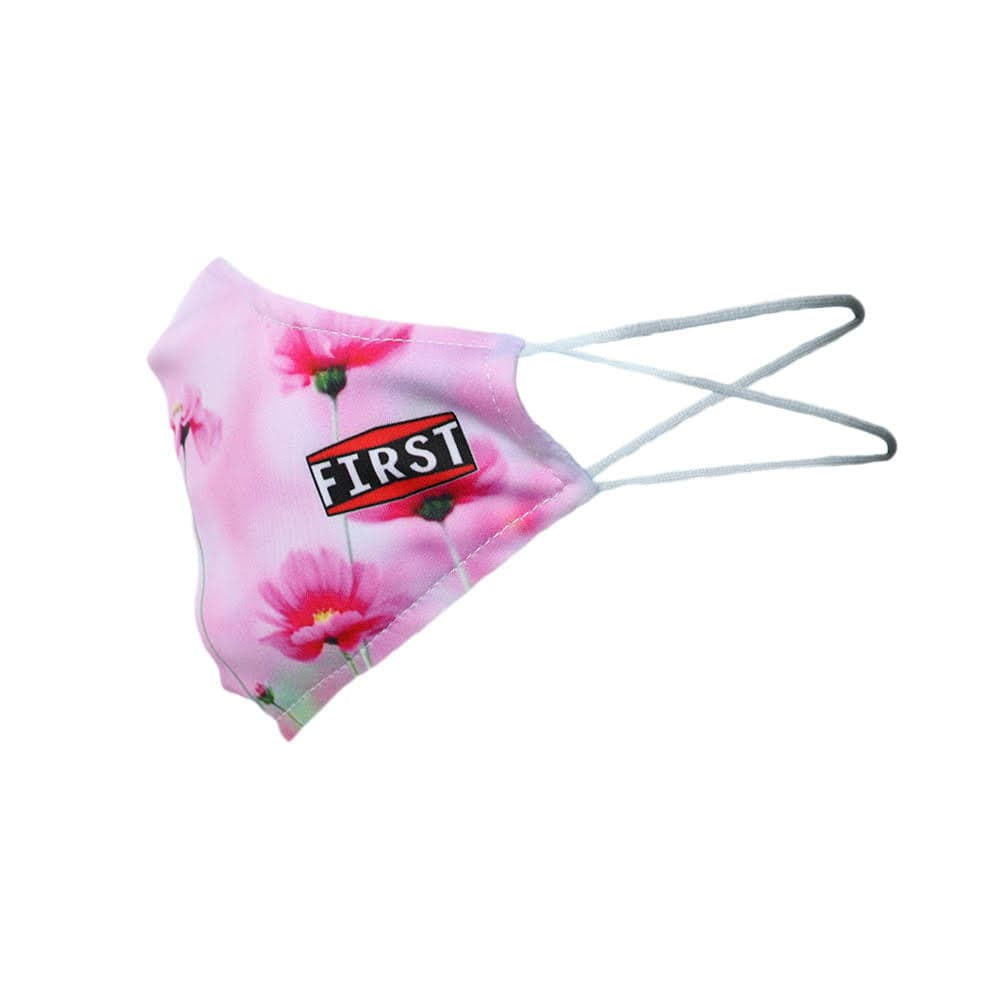 2-Ply Pink Floral Reusable Non-Medical Breathable & Elastic Ear Bands Face Masks (5-Pcs Pack) Face Mask Accessories