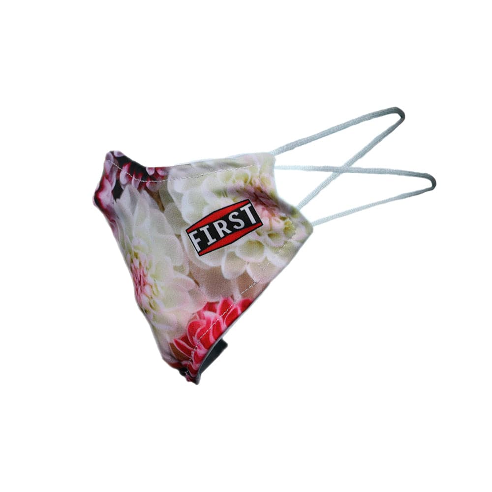 2-Ply Red/White Floral Reusable Non-Medical Breathable & Elastic Ear Bands Face Masks (5-Pcs Pack) Face Mask Accessories