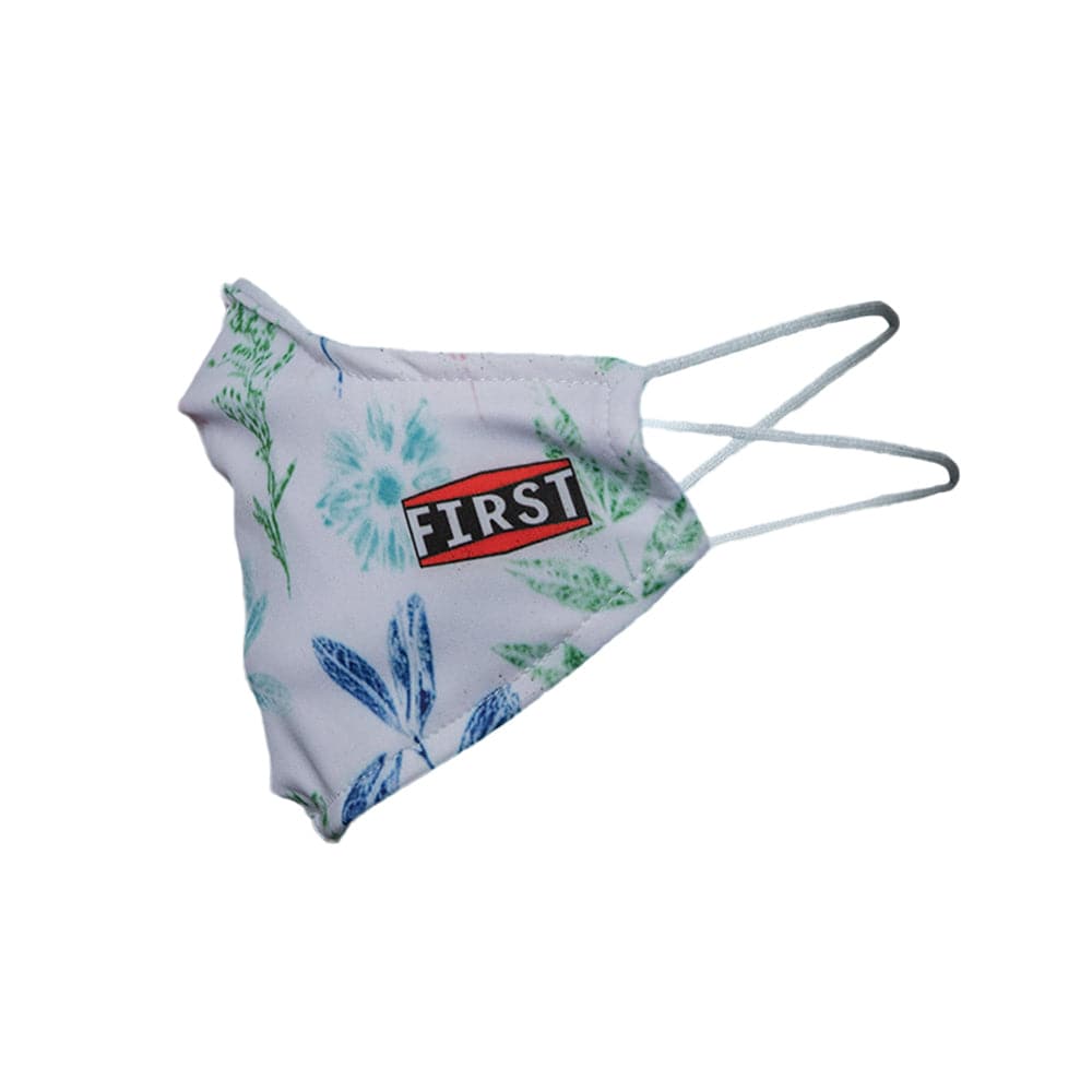 2-Ply White/Blue/Green Floral Reusable Non-Medical Breathable & Elastic Ear Bands Face Masks (5-Pcs Pack) Face Mask Accessories