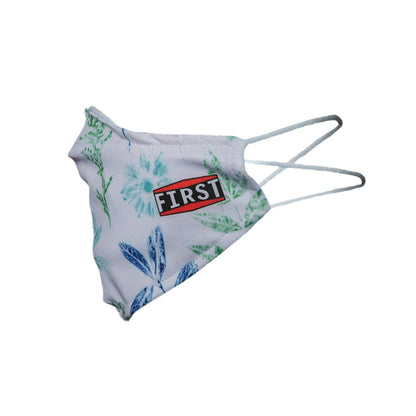 2-Ply White/Blue/Green Floral Reusable Non-Medical Breathable & Elastic Ear Bands Face Masks (5-Pcs Pack) Face Mask Accessories