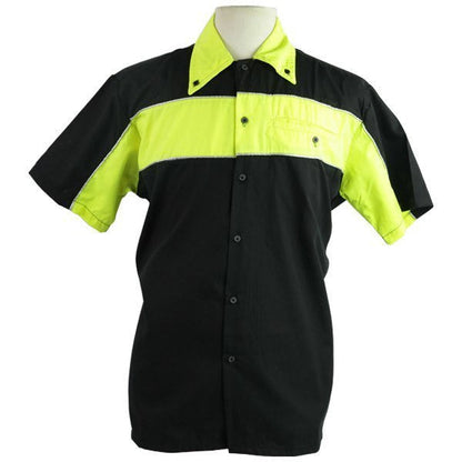 Vance Men's Classic Button Front Pit Shirt