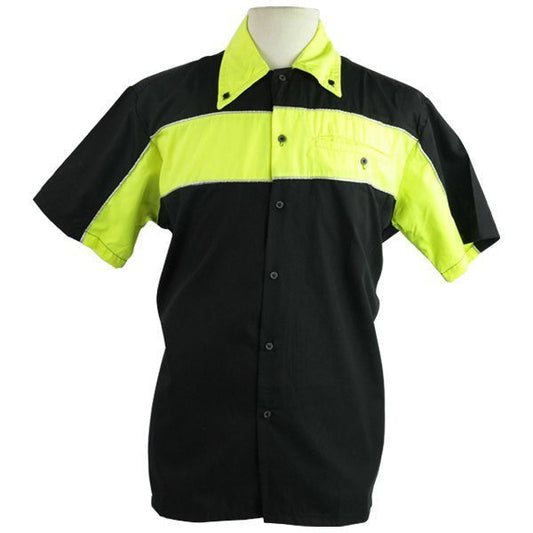 Vance Men's Classic Button Front Pit Shirt