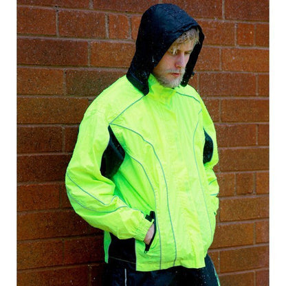 Thunder Under RS5020 Men's Hi Visibility Orange and Yellow Motorcycle Rain Gear