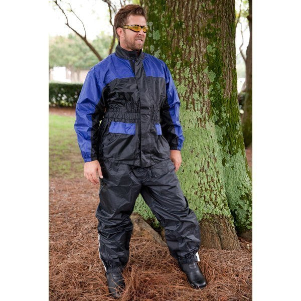 Thunder Under RS5031 Mens and Womens Two Piece Rainsuit Motorcycle Rain Gear