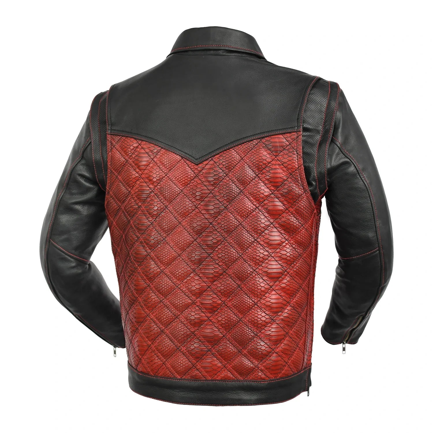 Redstrike Men’s Motorcycle Leather Jacket Men's Leather Jacket Jackets