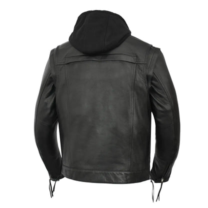 Nightstrike Men’s Motorcycle Leather Jacket Men's Leather Jacket Jackets