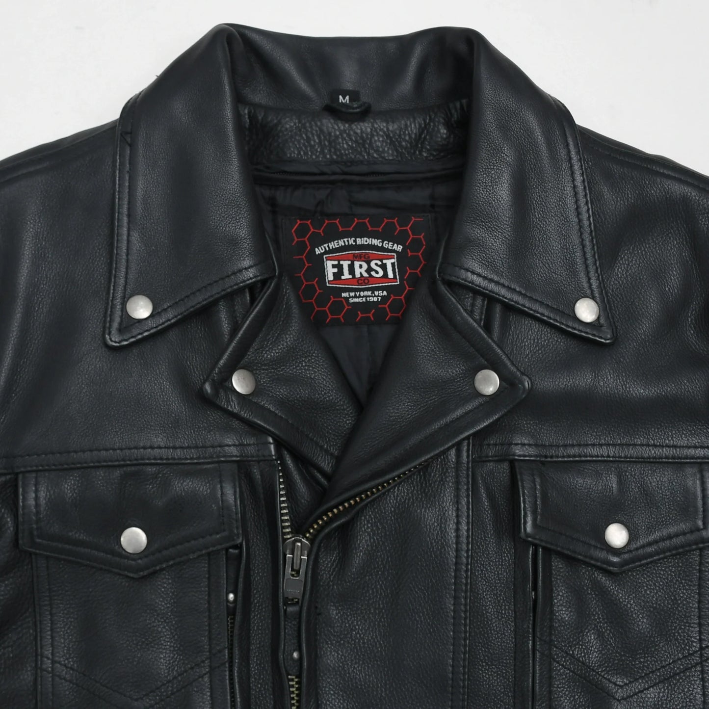 Mastermind Men's Motorcycle Leather Jacket Men's Leather Jacket Jackets