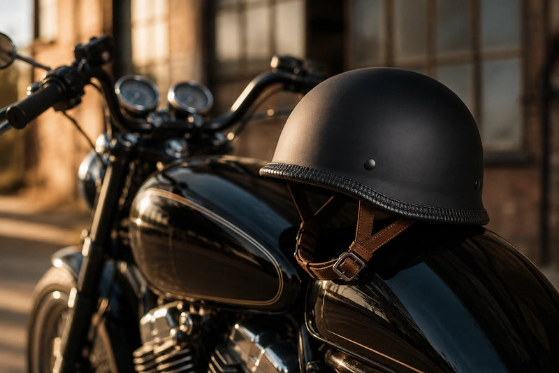 cool motorcycle helmets vintage light Daytona Retro Full Face Helmet: Style - Dull Black Orange Accents | DOT Approved style helmet delivers a perfect blend of timeless old Daytona Helmets R1-O-XL Retro X-Large