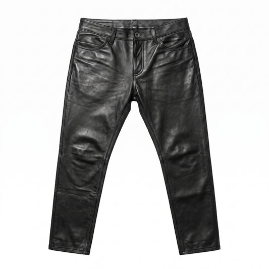 Motorcycle Accessory - Choice PU Leather Pants Men's Fashion Rock Styl