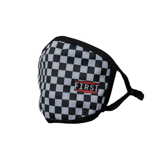 3-Ply Black/Gray Checkerboard Reusable Non-Medical Breathable & adjustable Ear Loops Face Masks (5-Pcs Pack) Face Mask Accessories