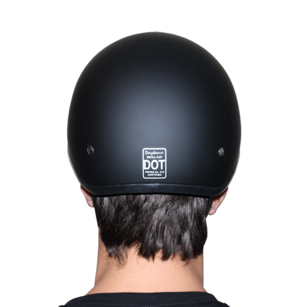 Daytona D.O.T Skull Cap - w/Rose Helmet