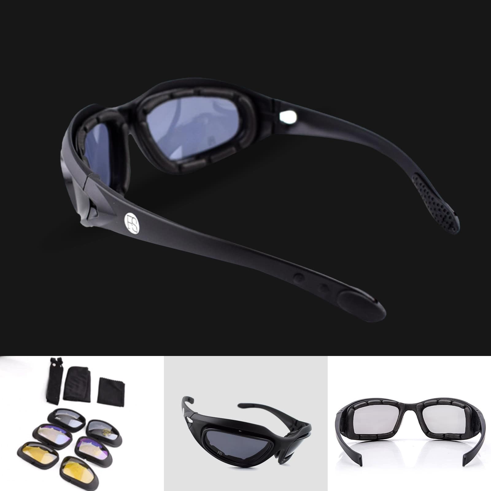 Daisy C6 Ballistic' Polarized Motorcycle Glasses *(Our Top Pick