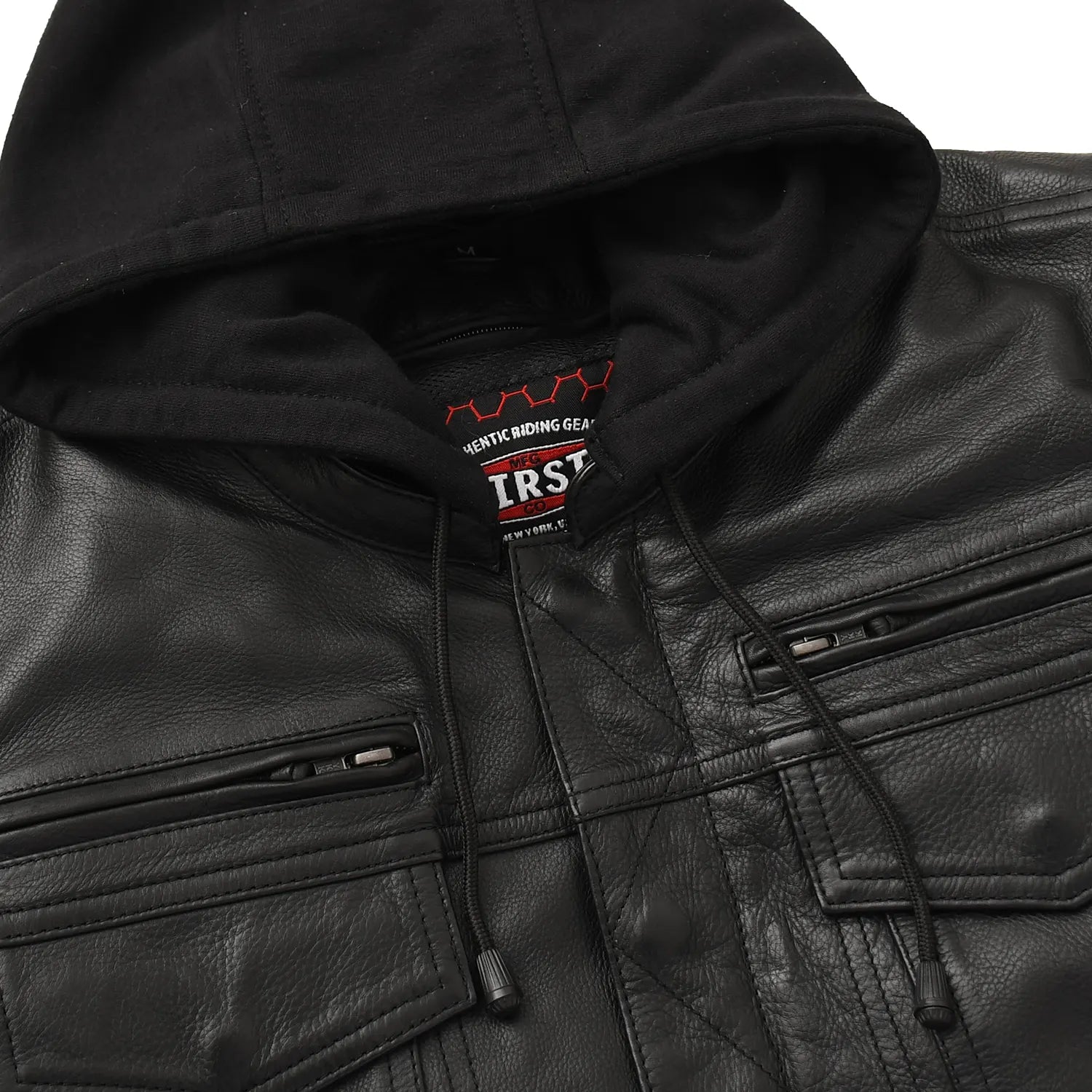 Nightstrike Men’s Motorcycle Leather Jacket Men's Leather Jacket Jackets