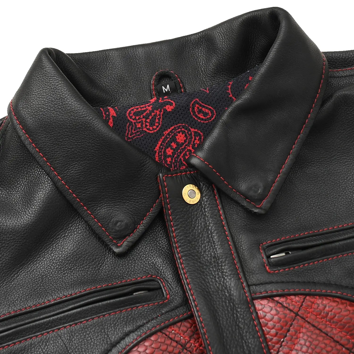 Redstrike Men’s Motorcycle Leather Jacket Men's Leather Jacket Jackets