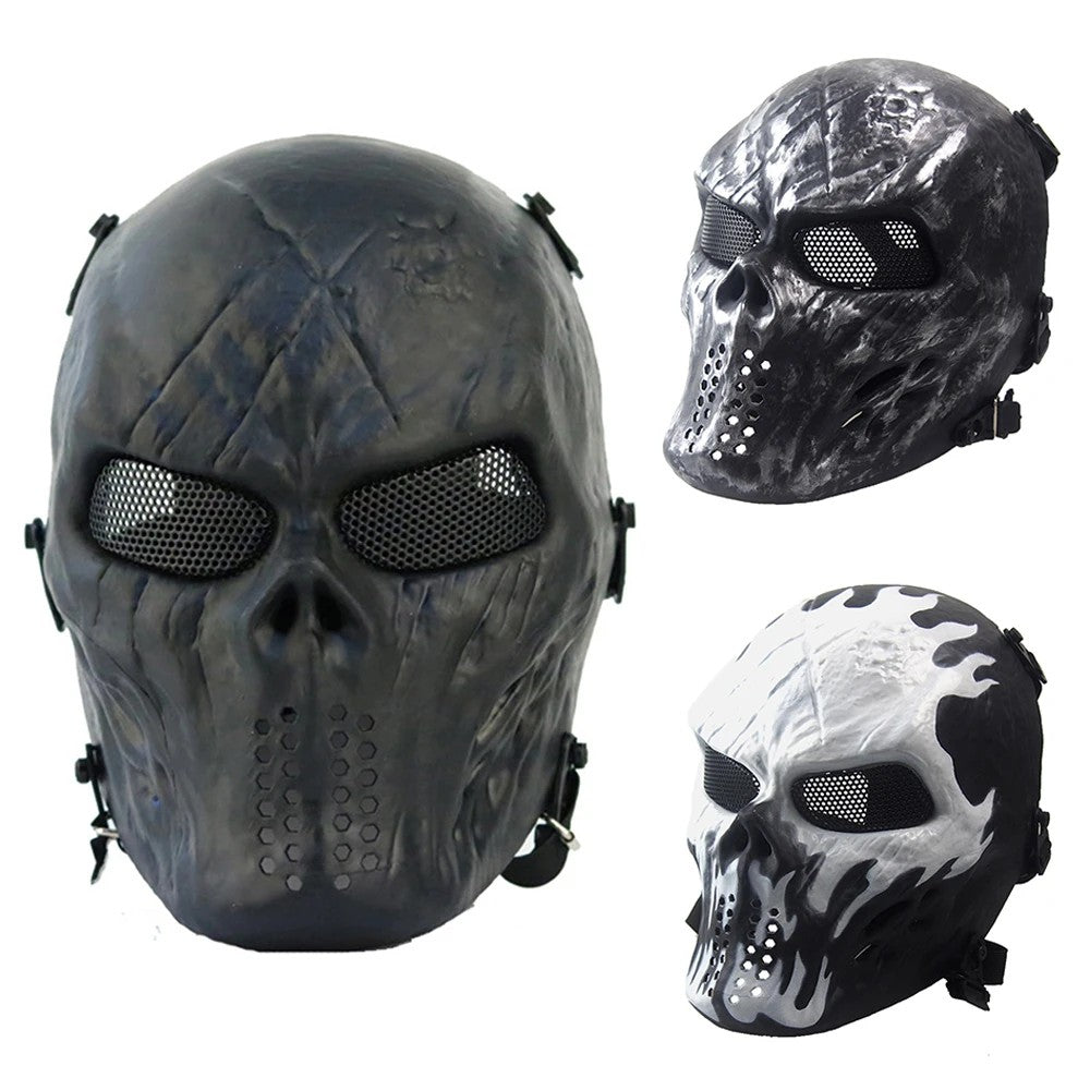 Iron Reaper skull mask - all three color styles