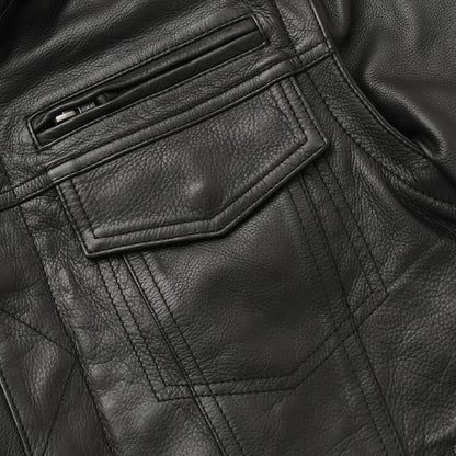 Nightstrike Men’s Motorcycle Leather Jacket Men's Leather Jacket Jackets