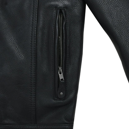 Mastermind Men's Motorcycle Leather Jacket Men's Leather Jacket Jackets
