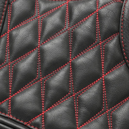 Tactical Emerald Men’s Motorcycle Leather Vest Men's Leather Vest Vests