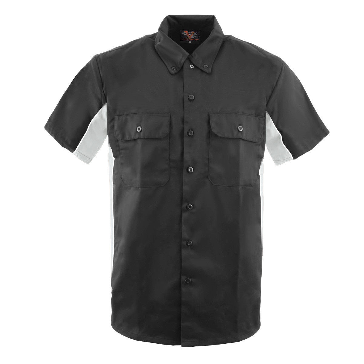 Vance Men's Button Front Garage Mechanics Shirt