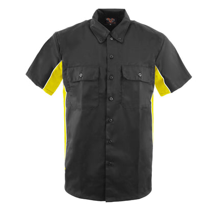 Vance Men's Button Front Garage Mechanics Shirt