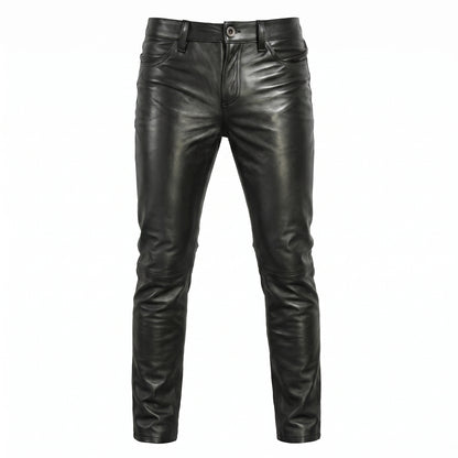 Motorcycle Accessory - Choice PU Leather Pants Men's Fashion Rock Styl