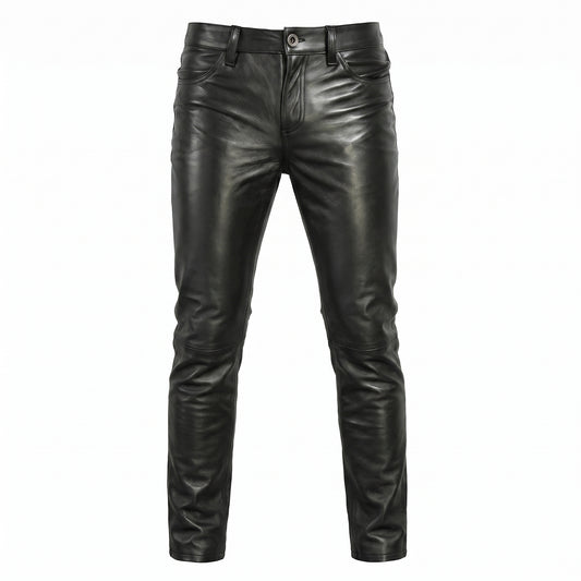 Motorcycle Accessory - Choice PU Leather Pants Men's Fashion Rock Styl