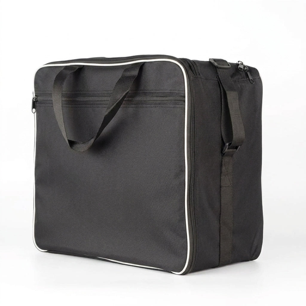 Leather Motorcycle Bag - Adv Black Inner Bags Motor Saddle Bag Adventu
