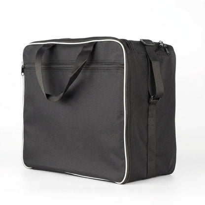 Leather Motorcycle Bag - Adv Black Inner Bags Motor Saddle Bag Adventu