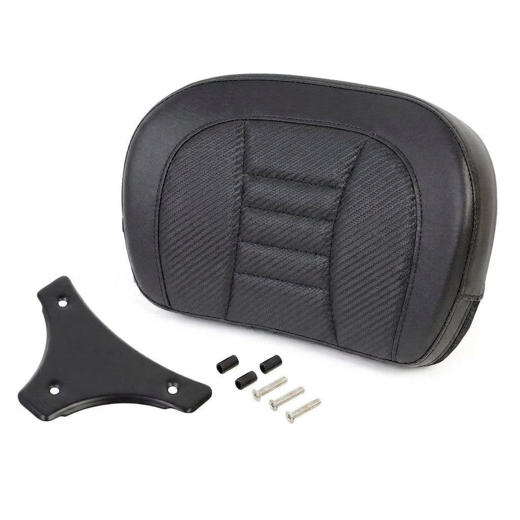 Motorcycle Accessory - Black Chrome Detachable Motorcycle Rear Passeng