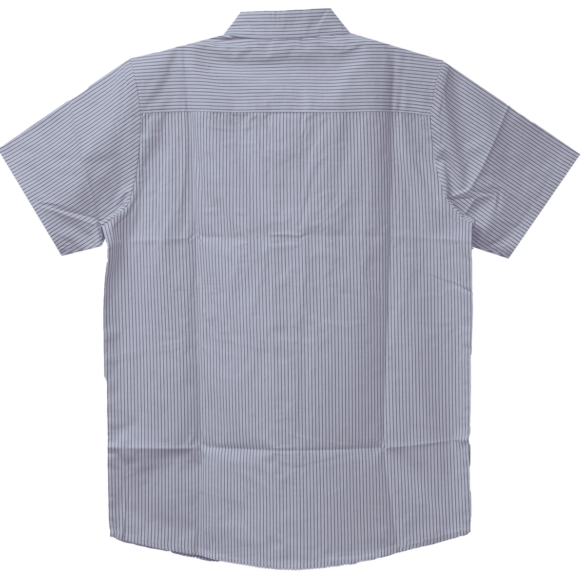 Men's White Work Shirts with Grey Strips