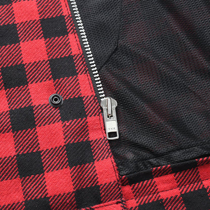 Sharp Shooter Moto Men's Canvas Vest - Recycled Men's Canvas Vests Vests