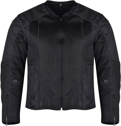Vance Men's 3-Season Mesh/Textile CE Armor Motorcycle Jacket