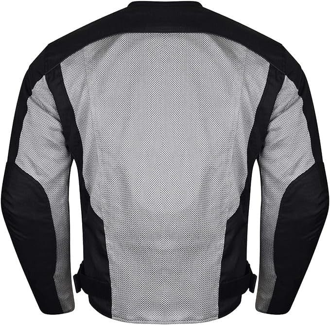 Vance Men's 3-Season Mesh/Textile CE Armor Motorcycle Jacket