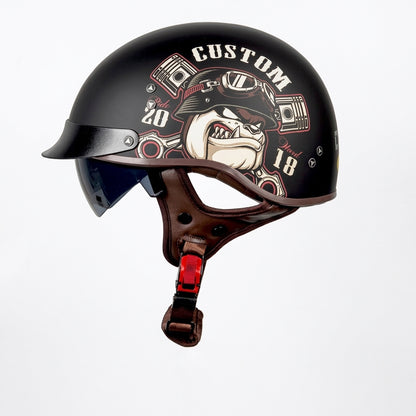Motorcycle Helmet - New Standard Electric  Four Seasons Universal Retr