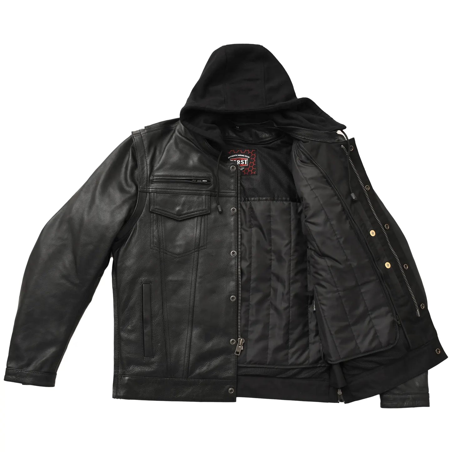 Nightstrike Men’s Motorcycle Leather Jacket Men's Leather Jacket Jackets