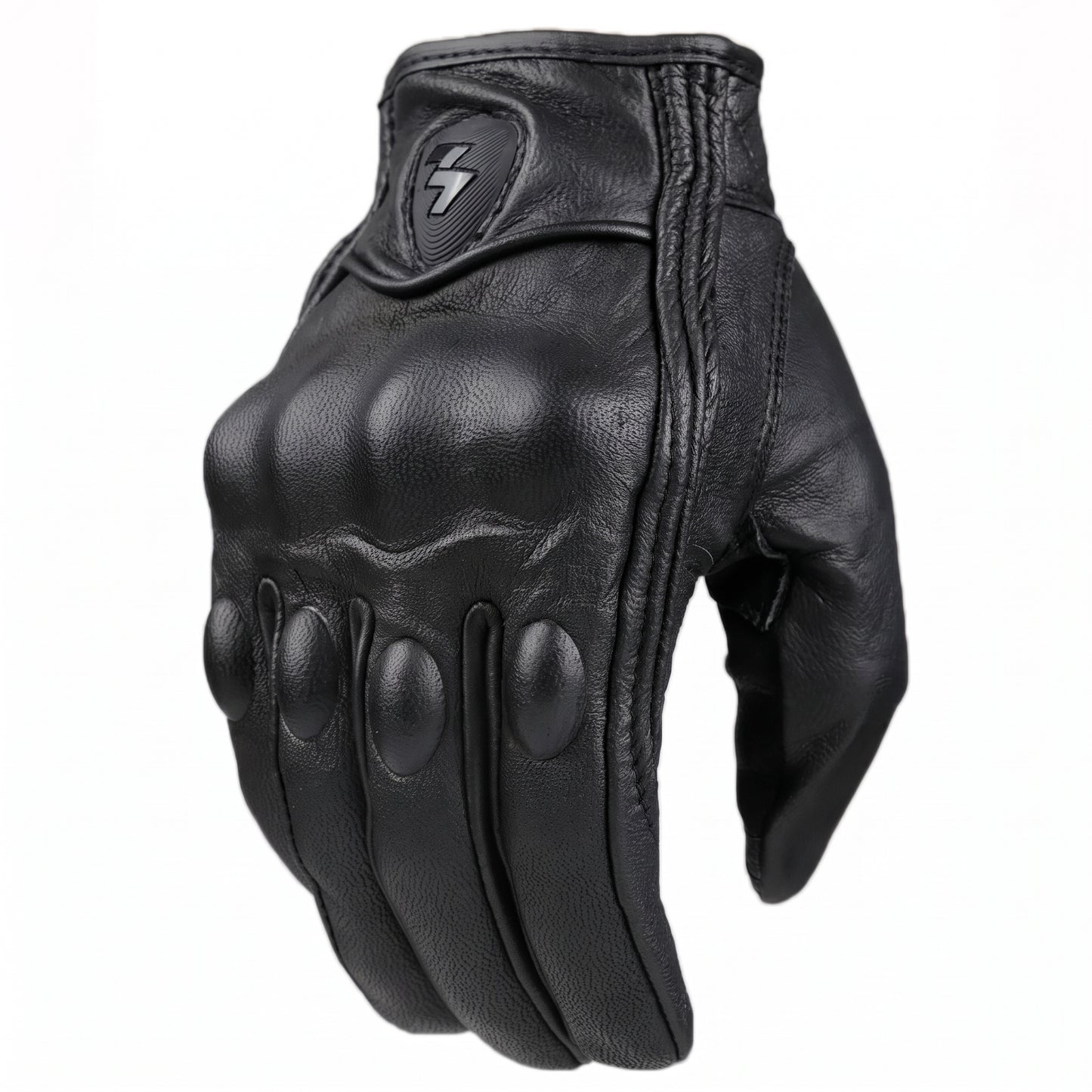 Motorcycle Gloves - S-XXXL  Goatskin Leather Men Women Moto Glove Elec
