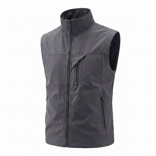 High Visibility Reflective Vest - 2025 New Fashion Men's Vest Windproo