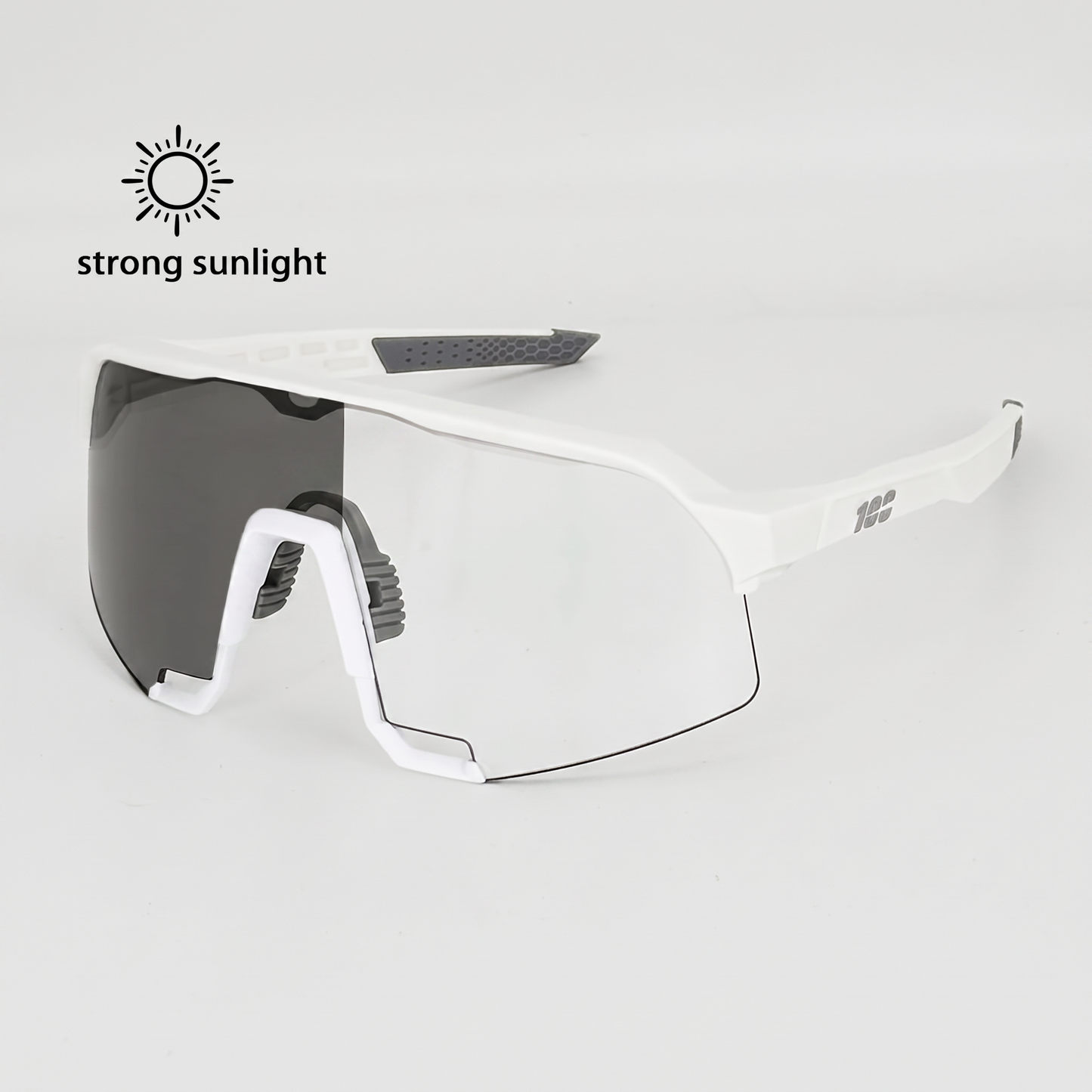 Motorcycle Accessory - 100 Photochromic Cycling Glasses Fashion Sports