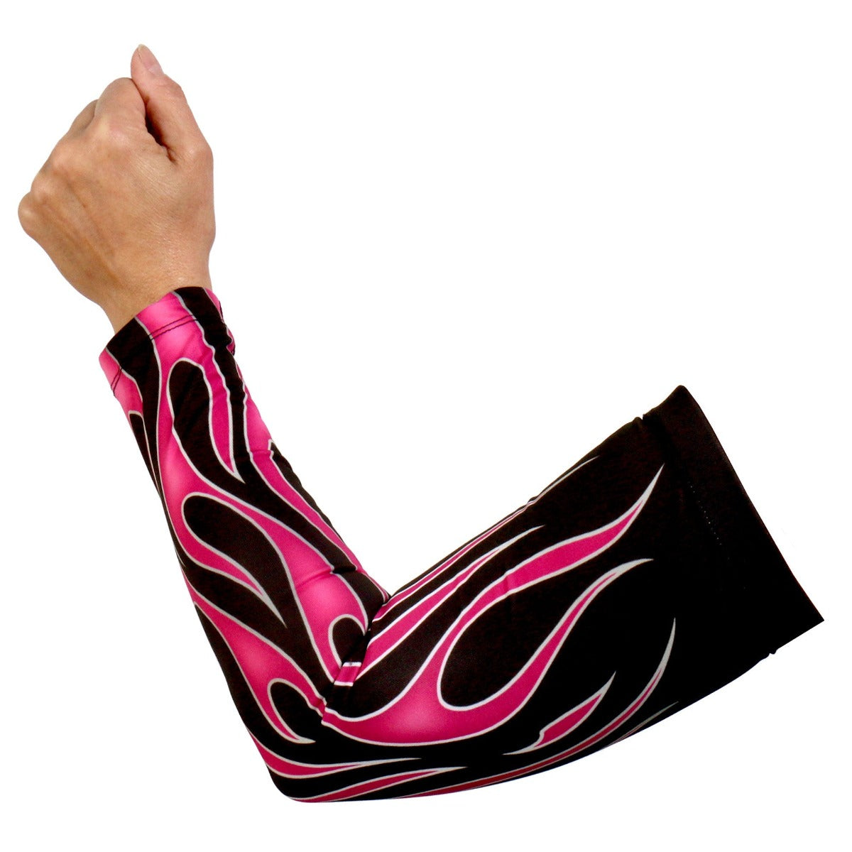 Hot Leathers Pink Flames Arm Sleeve